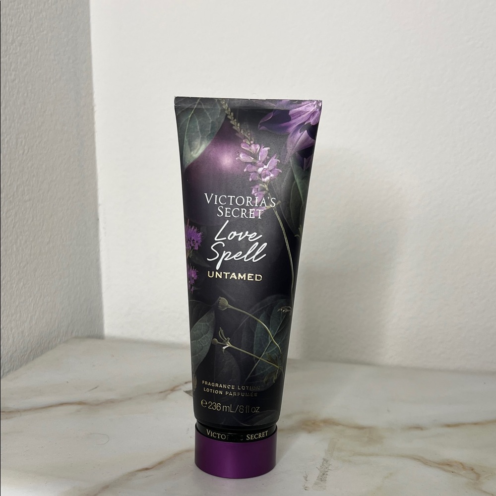 Victoria's Secret Love Spell Untamed Fragrance Lotion - Purple and Black